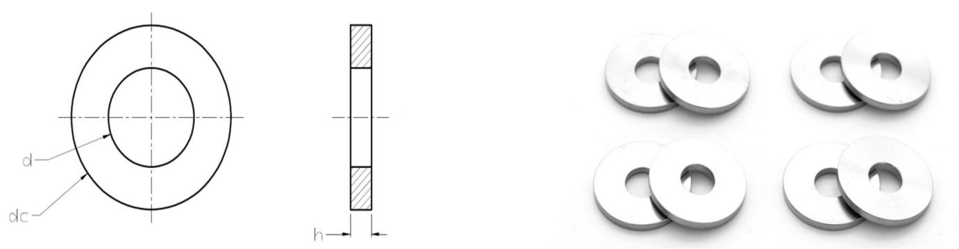 GB/T97.1 Titanium Plain Washers-Product Grade A GB / T97.1 Vòng đệm bằng Titan-Sản phẩm Hạng A