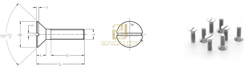 DIN963 v&iacute;t titan