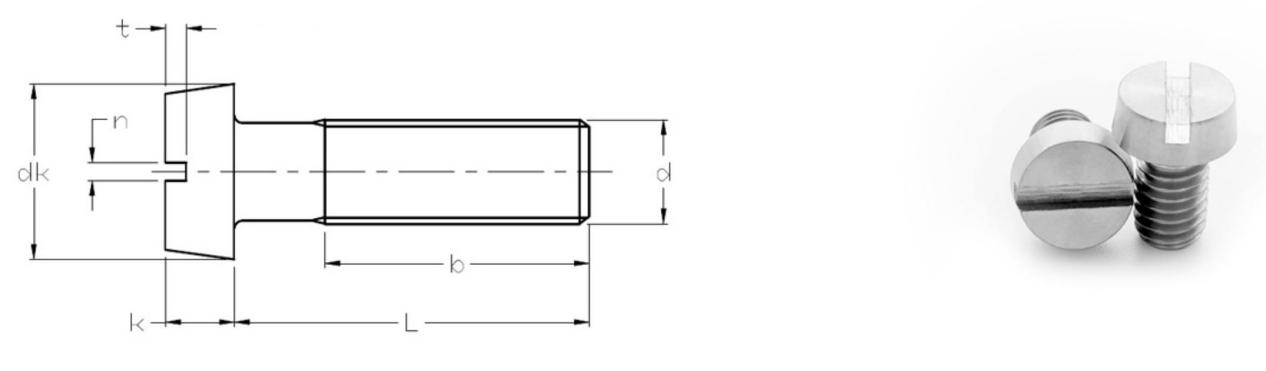 Vít nắp đầu thép không gỉ