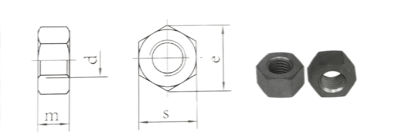 DIN934 Titan Hex Nuts