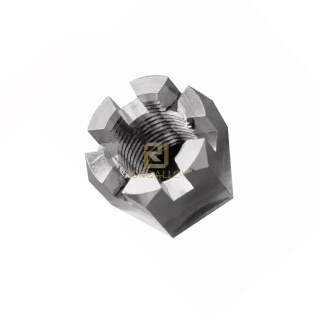 Số liệu DIN 935 Hexagon có rãnh Lâu đài