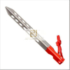 Titanium Chốt Cắm trại ngoài trời Loại V Lều cọc Lều di động Titan Nail
