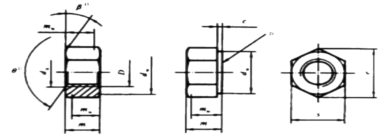 đai ốc lục giác titan