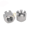 Số liệu DIN 935 Hexagon có rãnh Lâu đài
