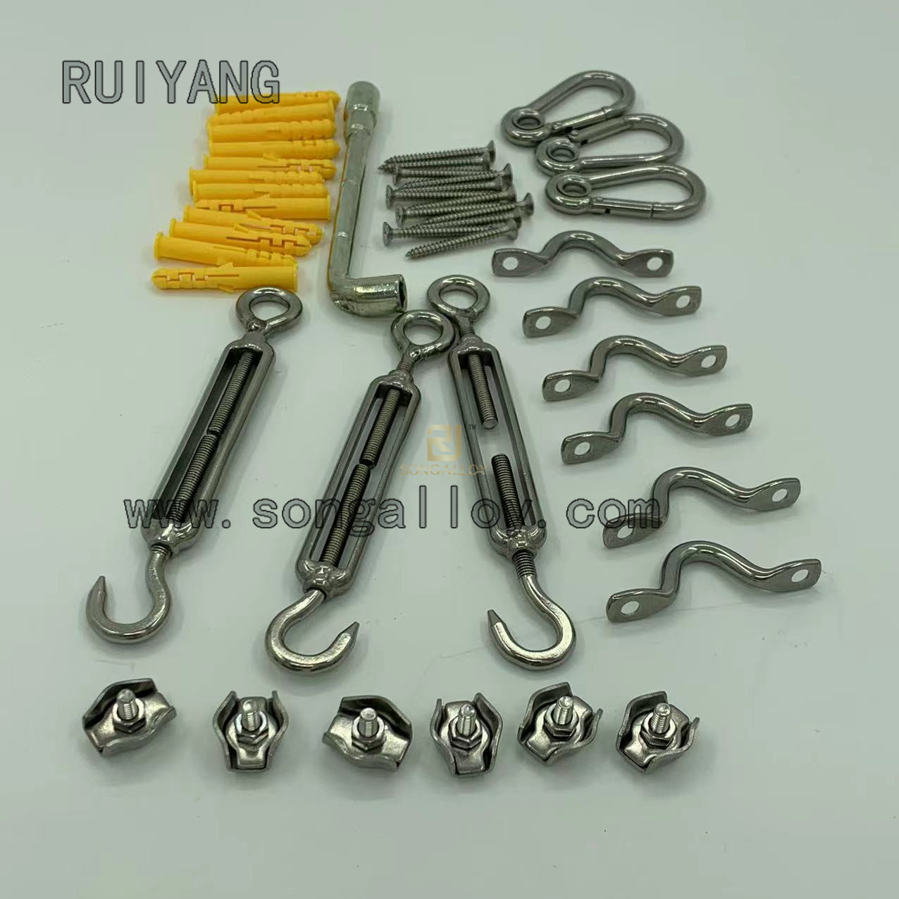 Bộ dụng cụ phần cứng cánh buồm bằng thép không gỉ hạng nặng