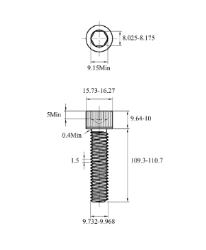Bu lông lục giác DIN912