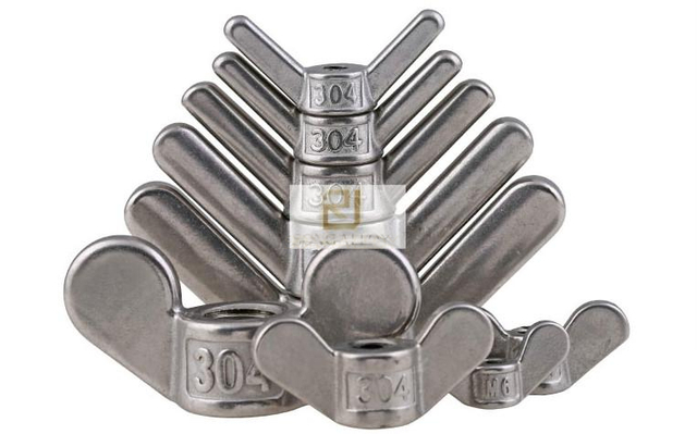 Nuts cánh bằng thép không gỉ