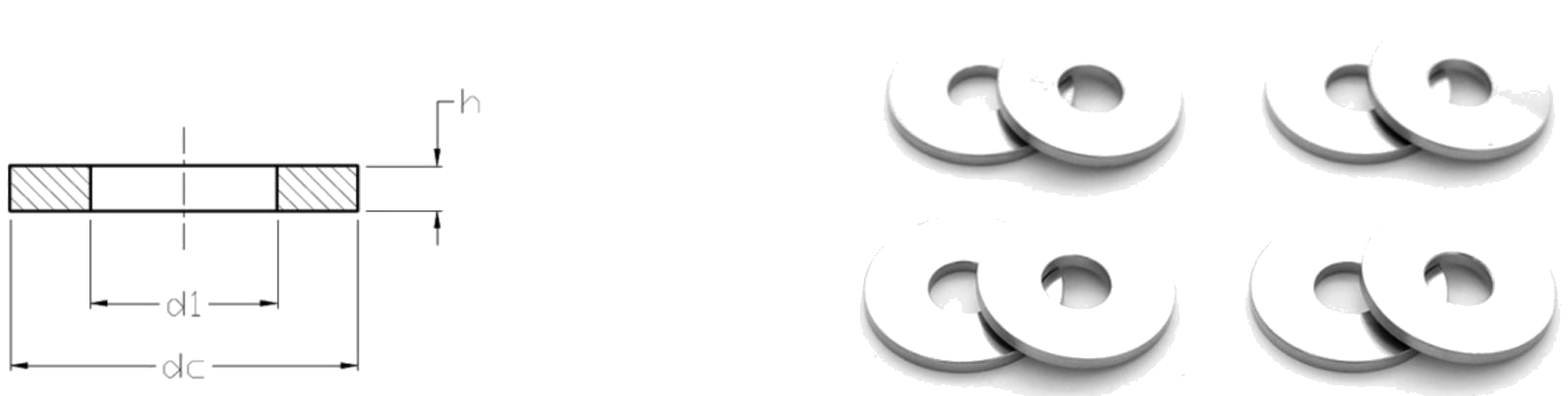 V&ograve;ng đệm bằng titan