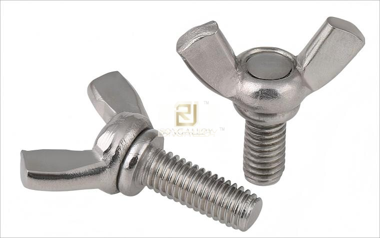 Nuts cánh bằng thép không gỉ